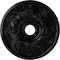 Ekena Millwork Acanthus Twist Ceiling Medallion (Canopies up to 8 3/8"), 23 5/8"OD x 4 5/8"ID x 1 7/8"P, Jet Black CM23ACBLF - alternate 1